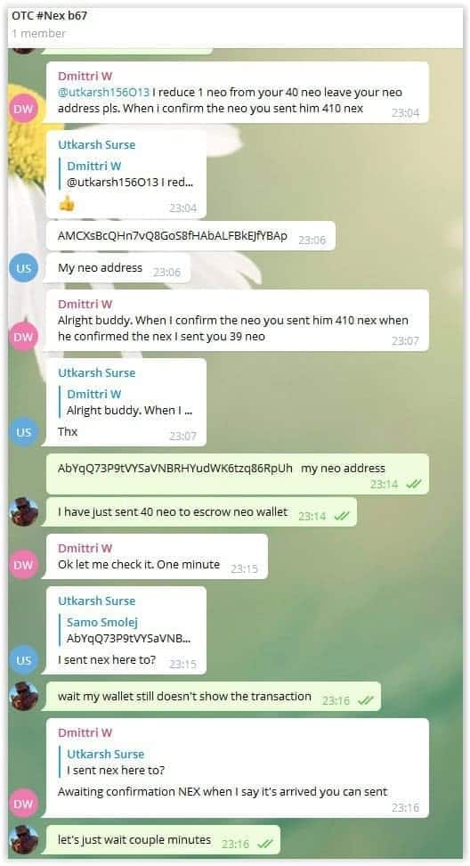 See how an OTC scam looks like