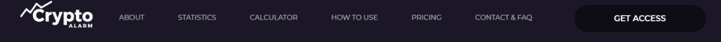 Crypto Alarm Navigation
