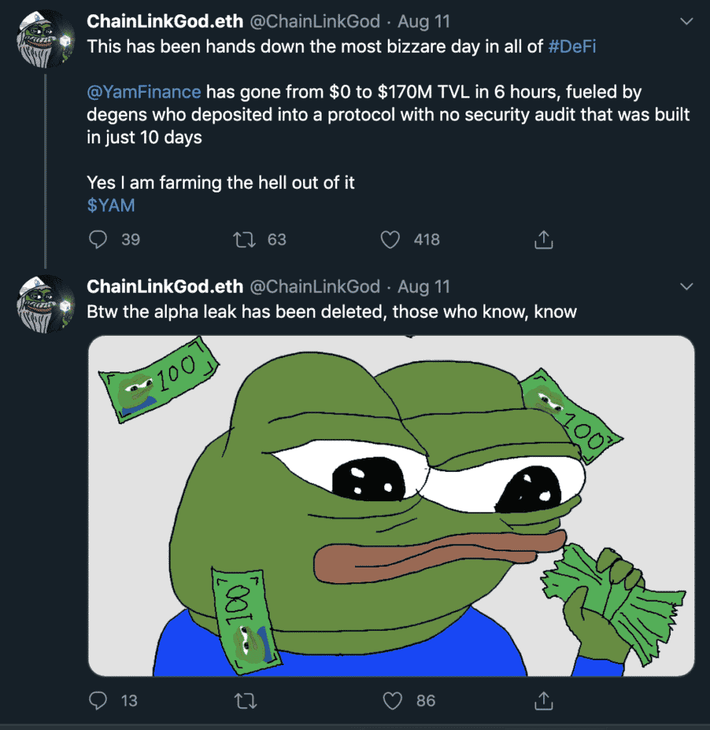 ChainLinkGod.eth YAM
