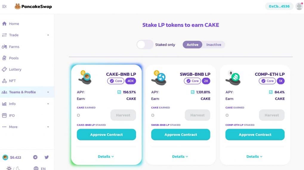 Binance PancakeSwap