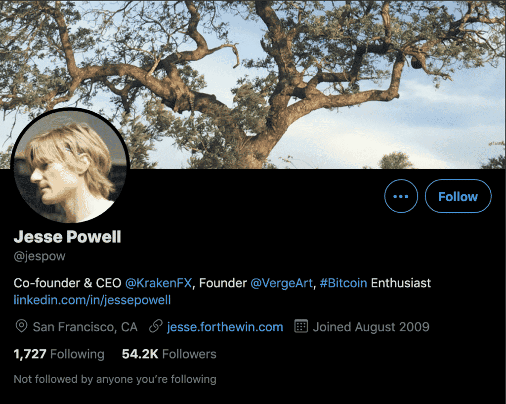 Avaliação da Kraken Exchange: Jesse Powell